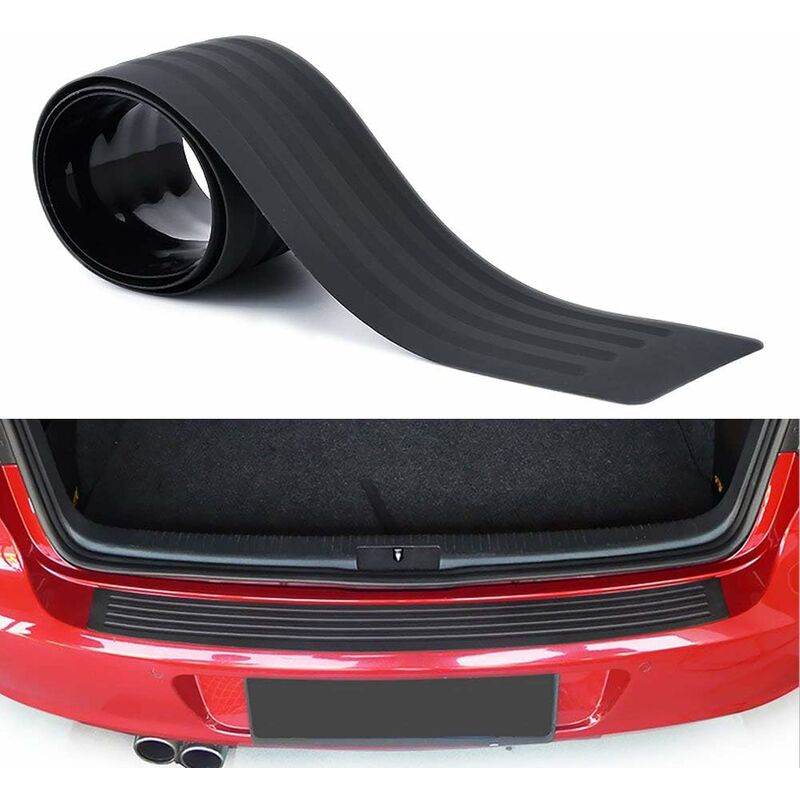 Universal rubber rear bumper protector guard — view 2