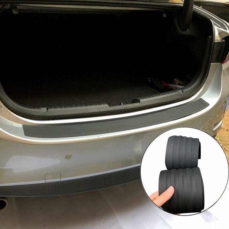 Universal rubber rear bumper protector guard — view 4