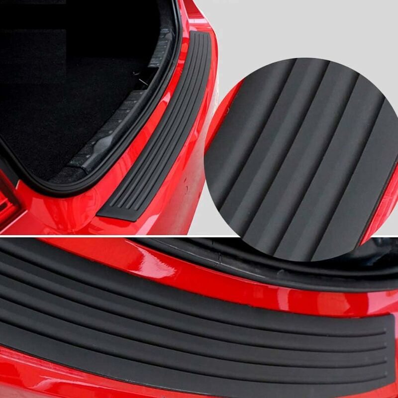 Universal rubber rear bumper protector guard — view 5