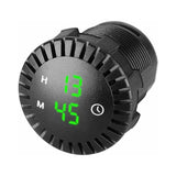 Waterproof mini LED digital car clock — view 2