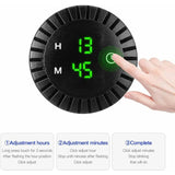 Waterproof mini LED digital car clock — view 3