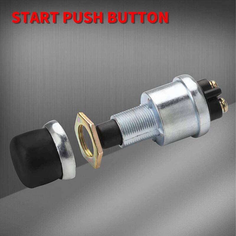 Waterproof engine start push button switch — view 3