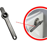 Stainless steel radiator bleeder key — view 3
