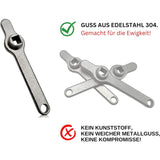 Stainless steel radiator bleeder key — view 4