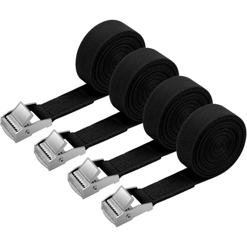 4 pcs 2m tie down strap fastening kit — view 2