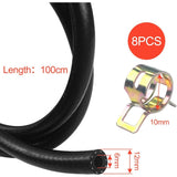1 metre diesel fuel hose with clamps — view 3