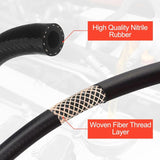 1 metre diesel fuel hose with clamps — view 4