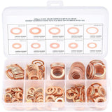 200 pcs copper flat washers M5 to M14 — view 2