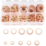 200 pcs copper flat washers M5 to M14 — view 3
