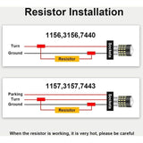 4 pcs 50W 8 ohm LED load resistors — view 5