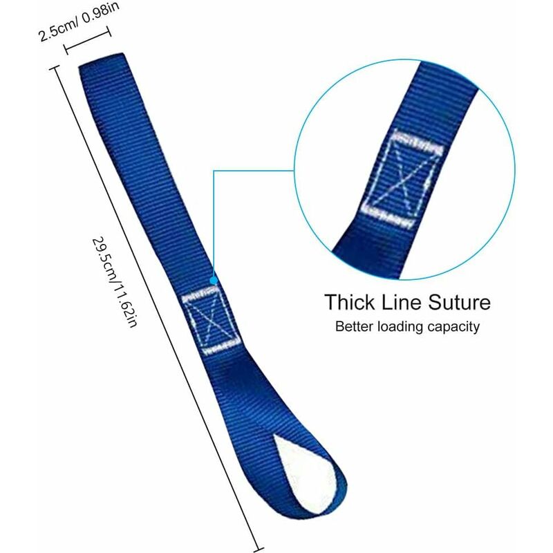 Adjustable tie down ratchet straps — view 3