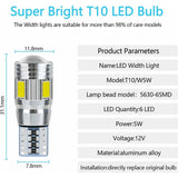 T10 W5W LED Bulb Car Interior — view 3