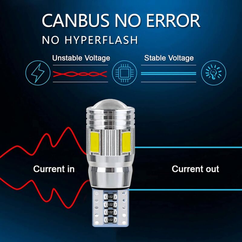 T10 W5W LED Bulb Car Interior — view 5