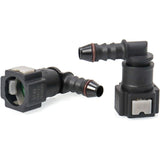 2 pcs 90 degree quick fuel line connector — view 2