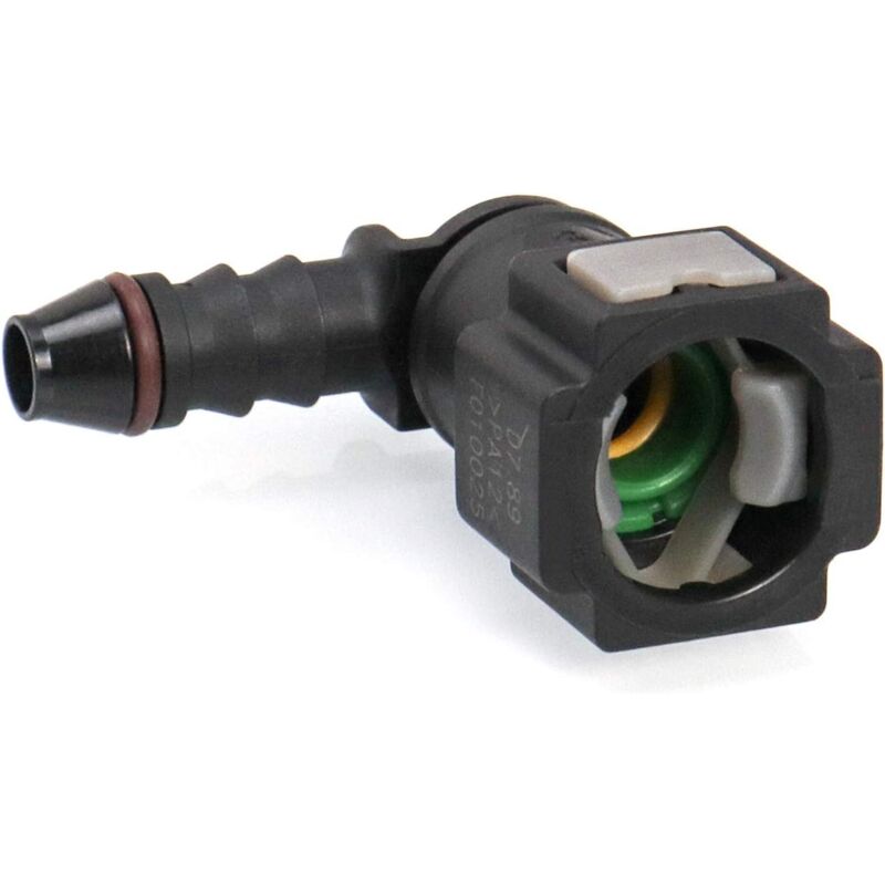 2 pcs 90 degree quick fuel line connector — view 5