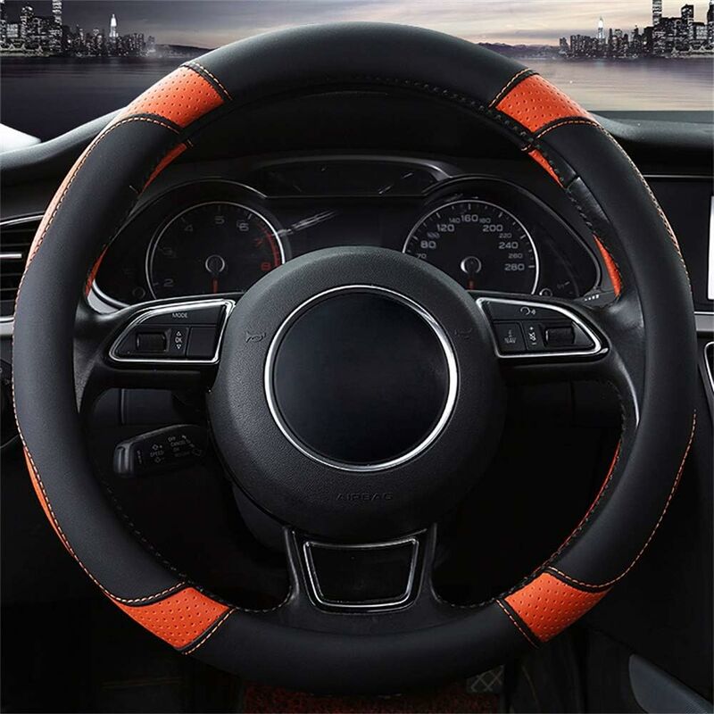 Universal microfibre steering wheel cover 37-38cm — view 3