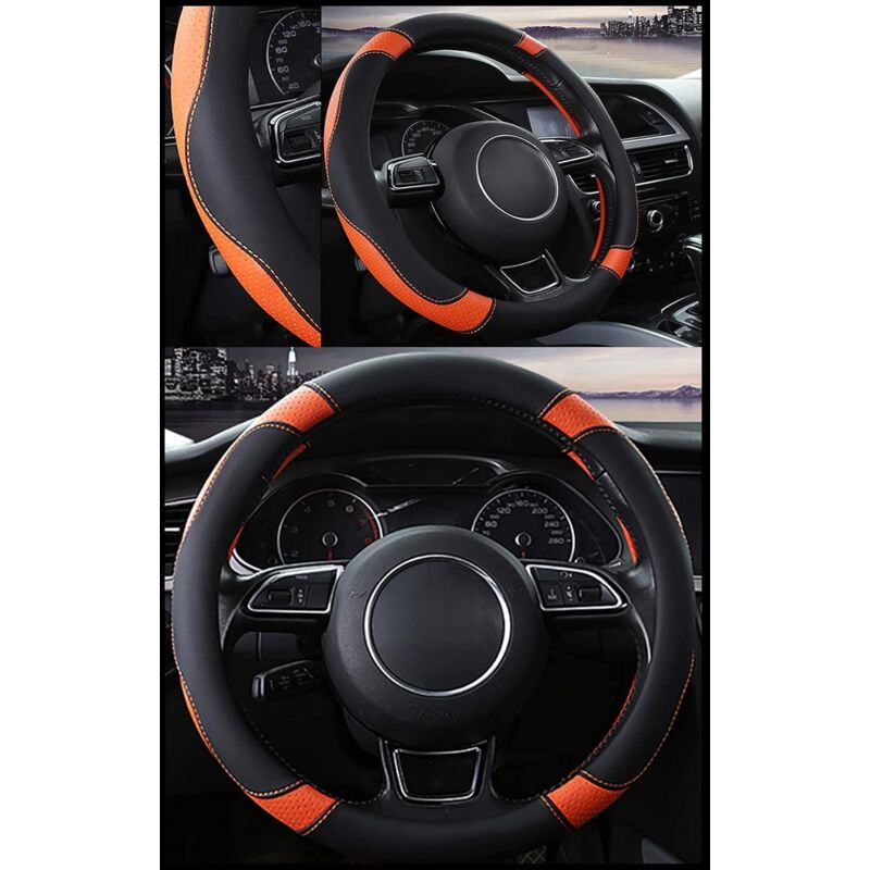 Universal microfibre steering wheel cover 37-38cm — view 5