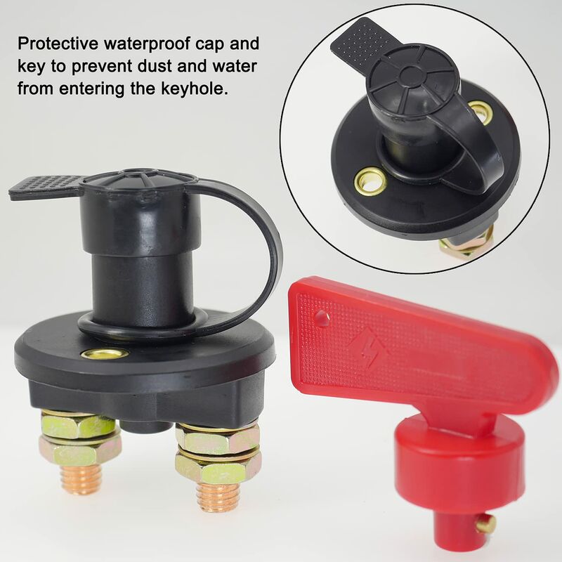 12V/24V battery isolator cut off switch — view 4