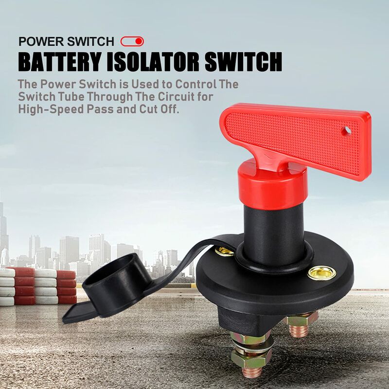 12V/24V battery isolator cut off switch — view 5