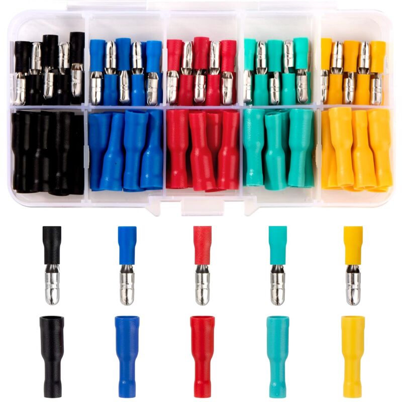 Insulated round crimp terminal connectors — view 2