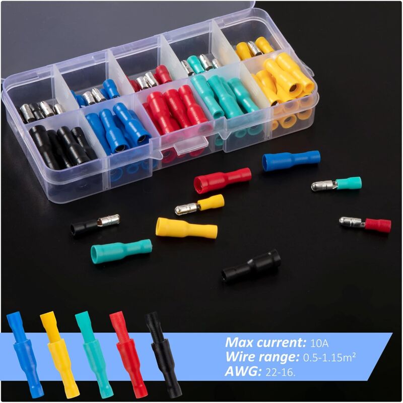 Insulated round crimp terminal connectors — view 3