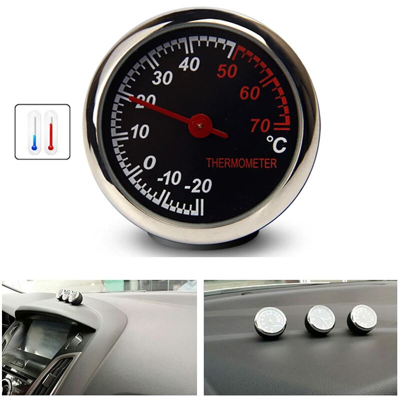 Car mechanical needle analogue thermometer — view 4