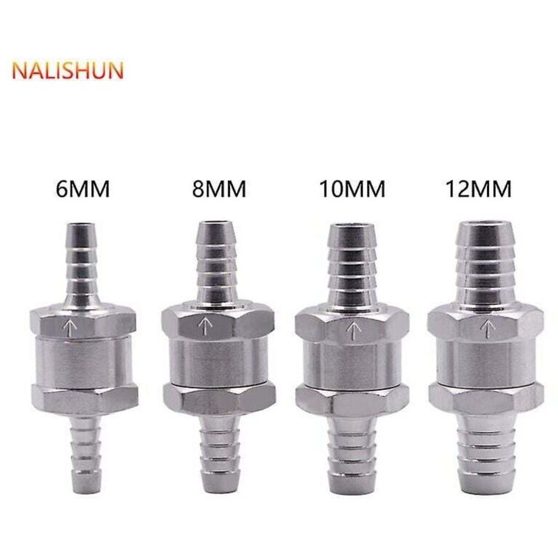 4 pcs aluminium non-return fuel valves — view 3