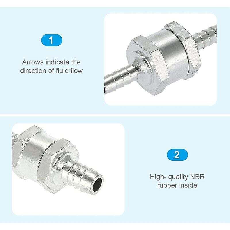 4 pcs aluminium non-return fuel valves — view 5