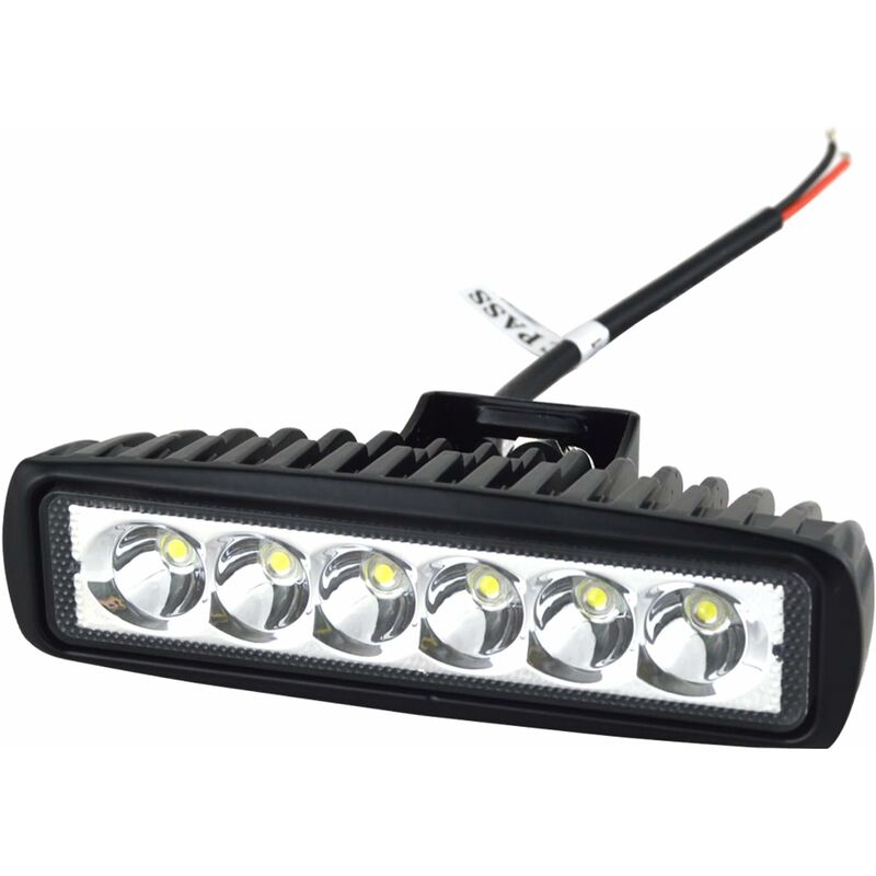 2 x 6 inch 18W LED work light bar — view 3