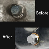 Universal magnetic oil pan drain plug — view 3