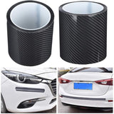 Anti-scratch carbon fibre door edge strip — view 3