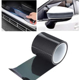 Anti-scratch carbon fibre door edge strip — view 4