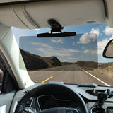 Adjustable anti-glare sun visor extender — view 2
