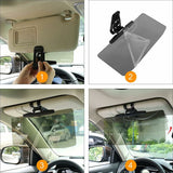 Adjustable anti-glare sun visor extender — view 4
