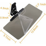 Adjustable anti-glare sun visor extender — view 5