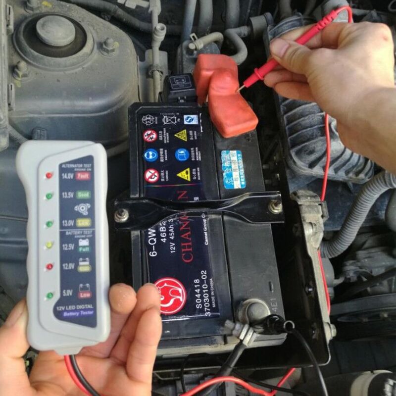 6V 12V car battery tester analyser — view 3