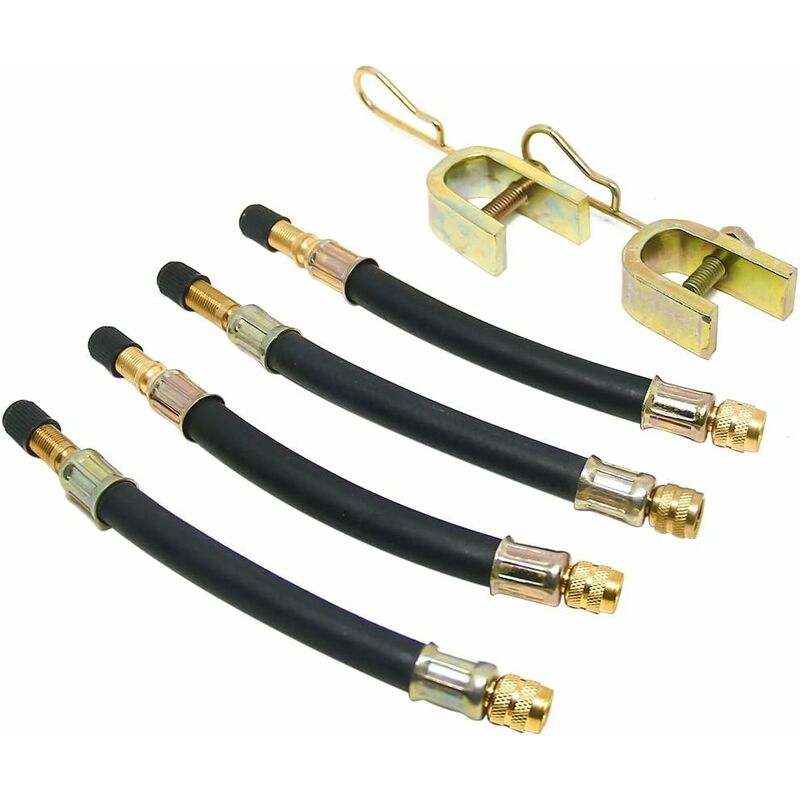 4 pcs flexible tyre valve extension 150mm — view 2