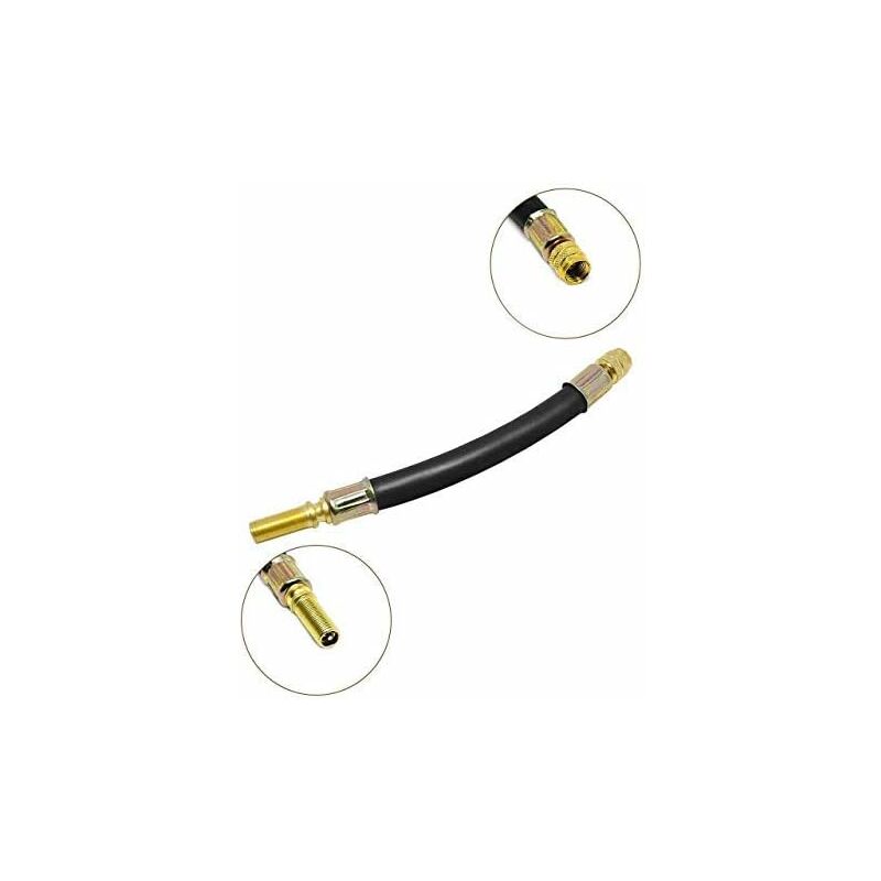 4 pcs flexible tyre valve extension 150mm — view 4