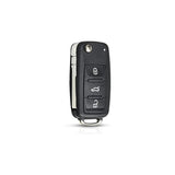 Folding key shell fob VW Golf Mk6 3 button — view 2