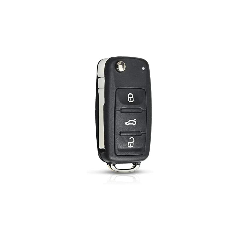 Folding key shell fob VW Golf Mk6 3 button — view 2