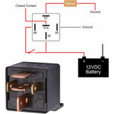 5 pcs 5 pin 12V 80A automotive relay — view 3