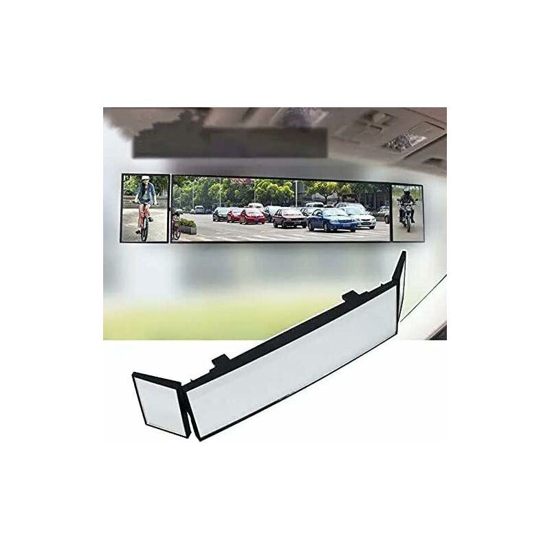 Universal wide angle interior rearview mirror — view 2