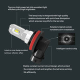 H11 H8 H9 LED fog light bulb 6000K — view 4
