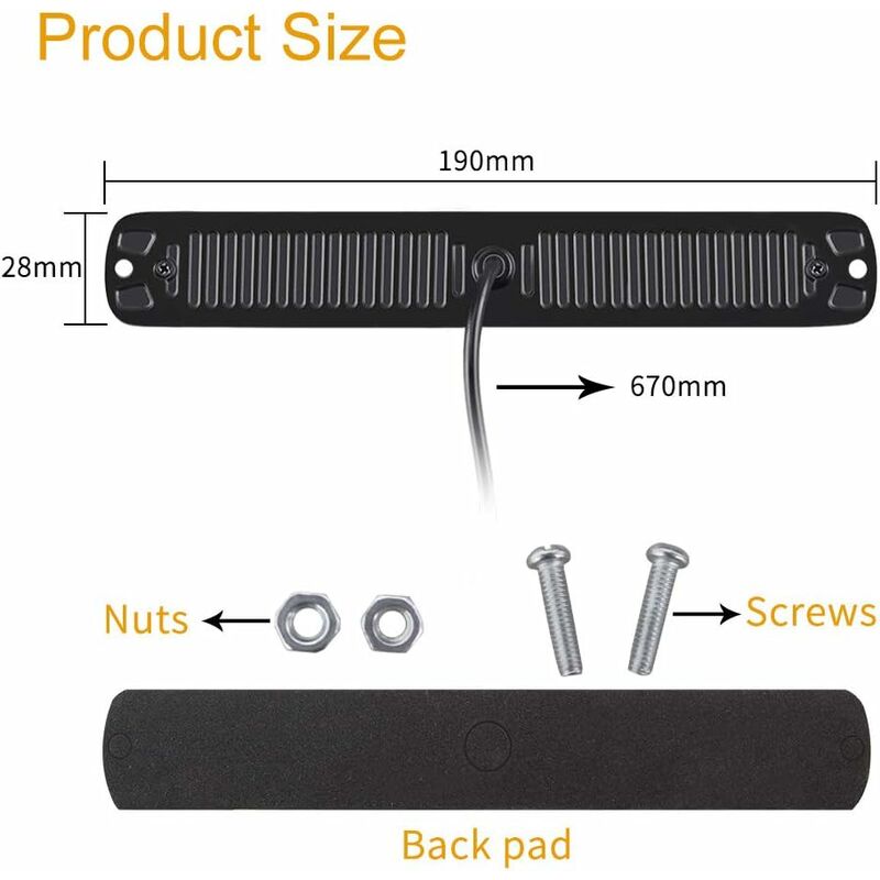 2 X 24LED Strobe Lights 12-24V — view 3