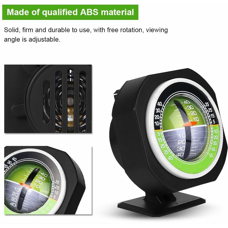 4x4 car inclinometer LED compass slope meter — view 4