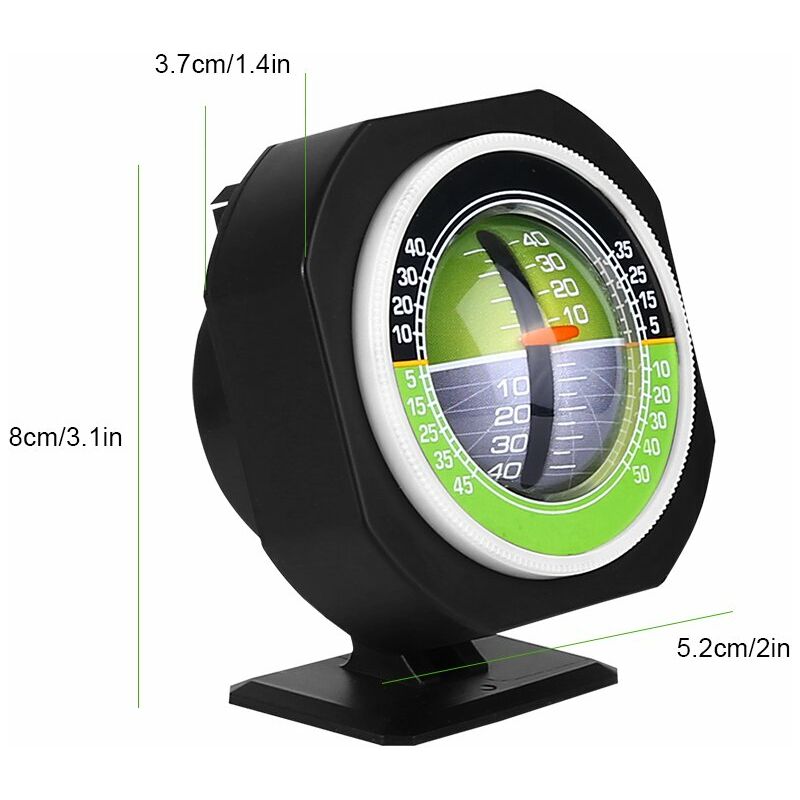4x4 car inclinometer LED compass slope meter — view 5