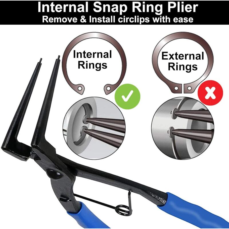 Internal circlip ring pliers — view 4