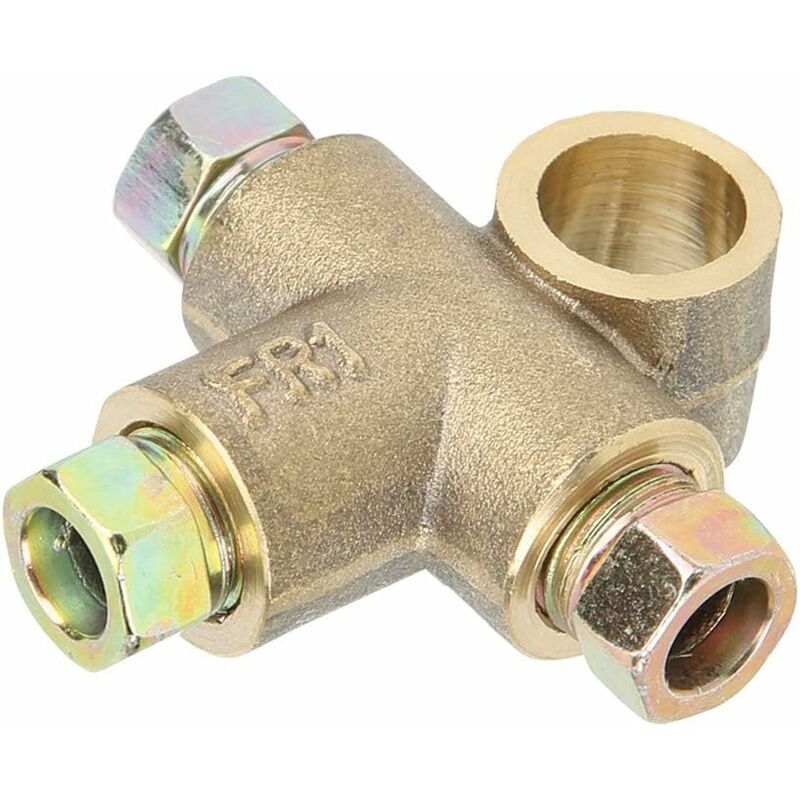 Brake Line Tee Pipe Connector T — view 4