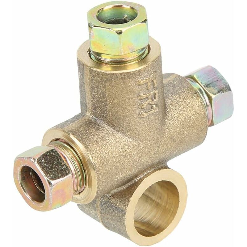 Brake Line Tee Pipe Connector T — view 5