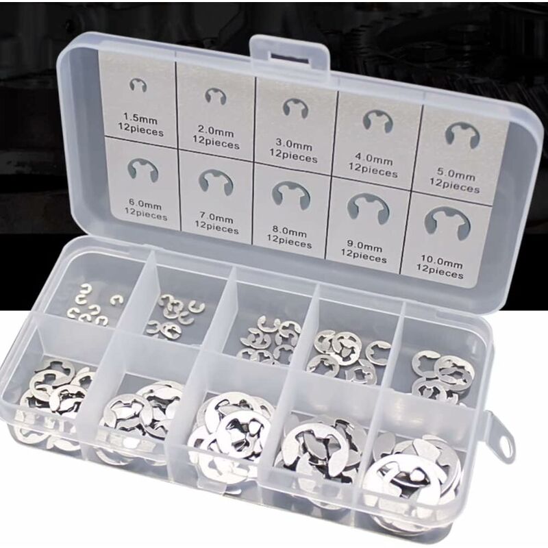 120 pcs 10 Different Sizes Stainless — view 4